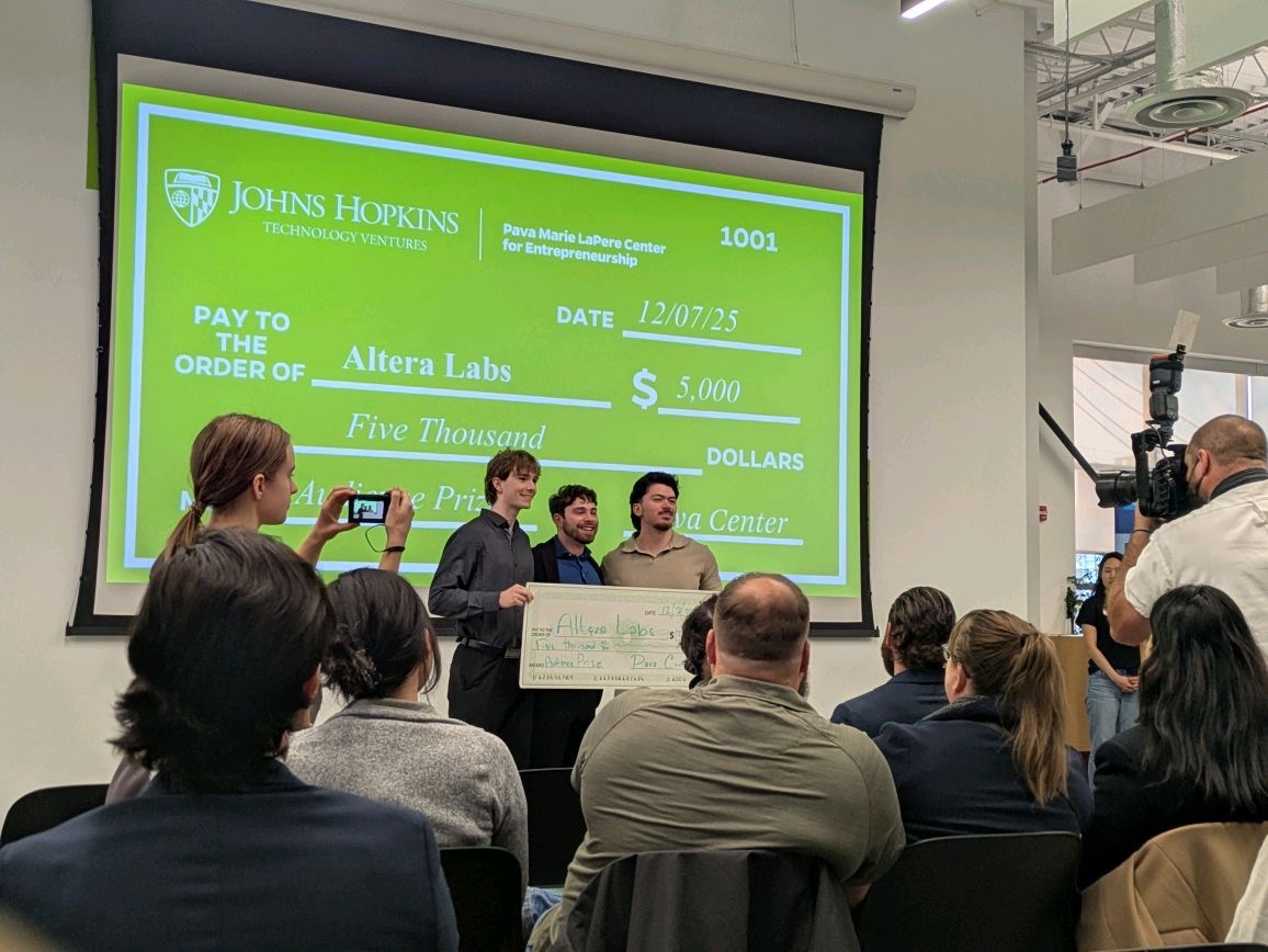 JHU FUEL Demo Day Win